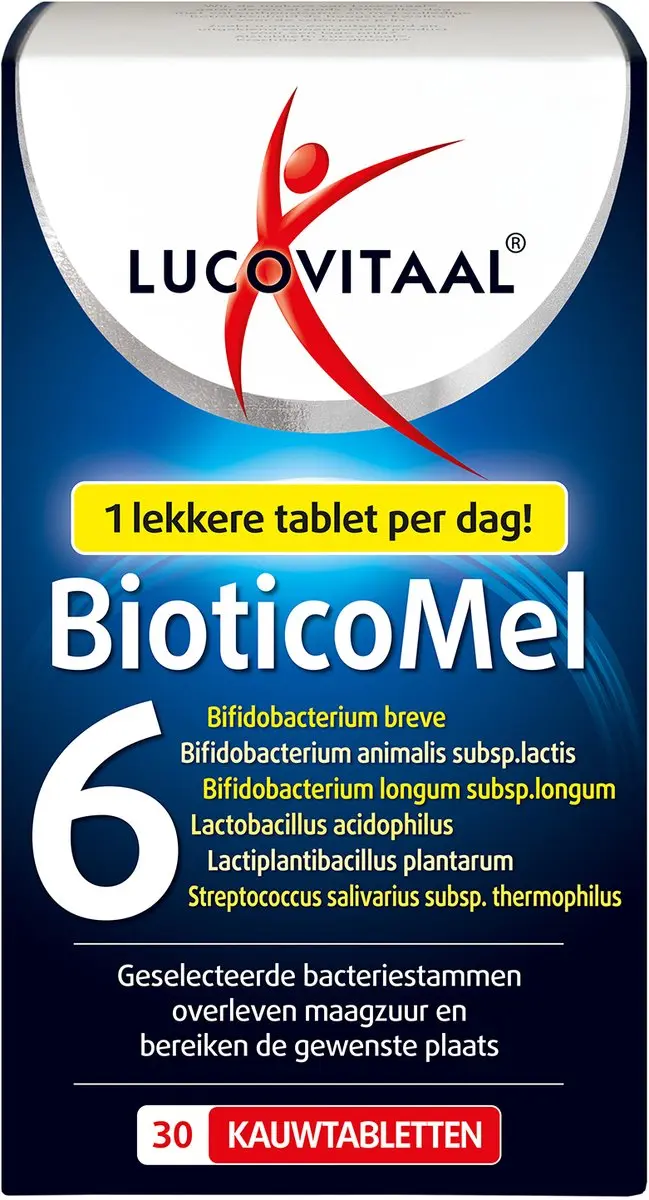 Lucovitaal Bioticomel Kauwtabletten 30 Stuks