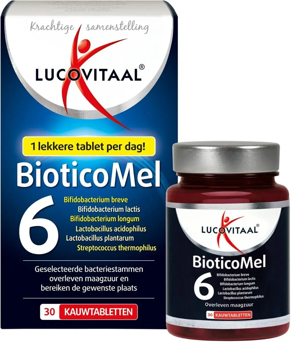 Lucovitaal Bioticomel Kauwtabletten 30 Stuks