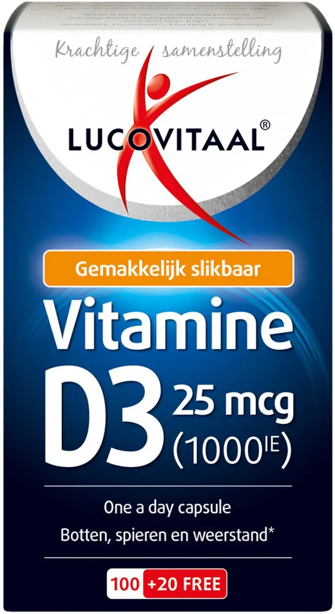 Lucovitaal Vitamine D3 25µg