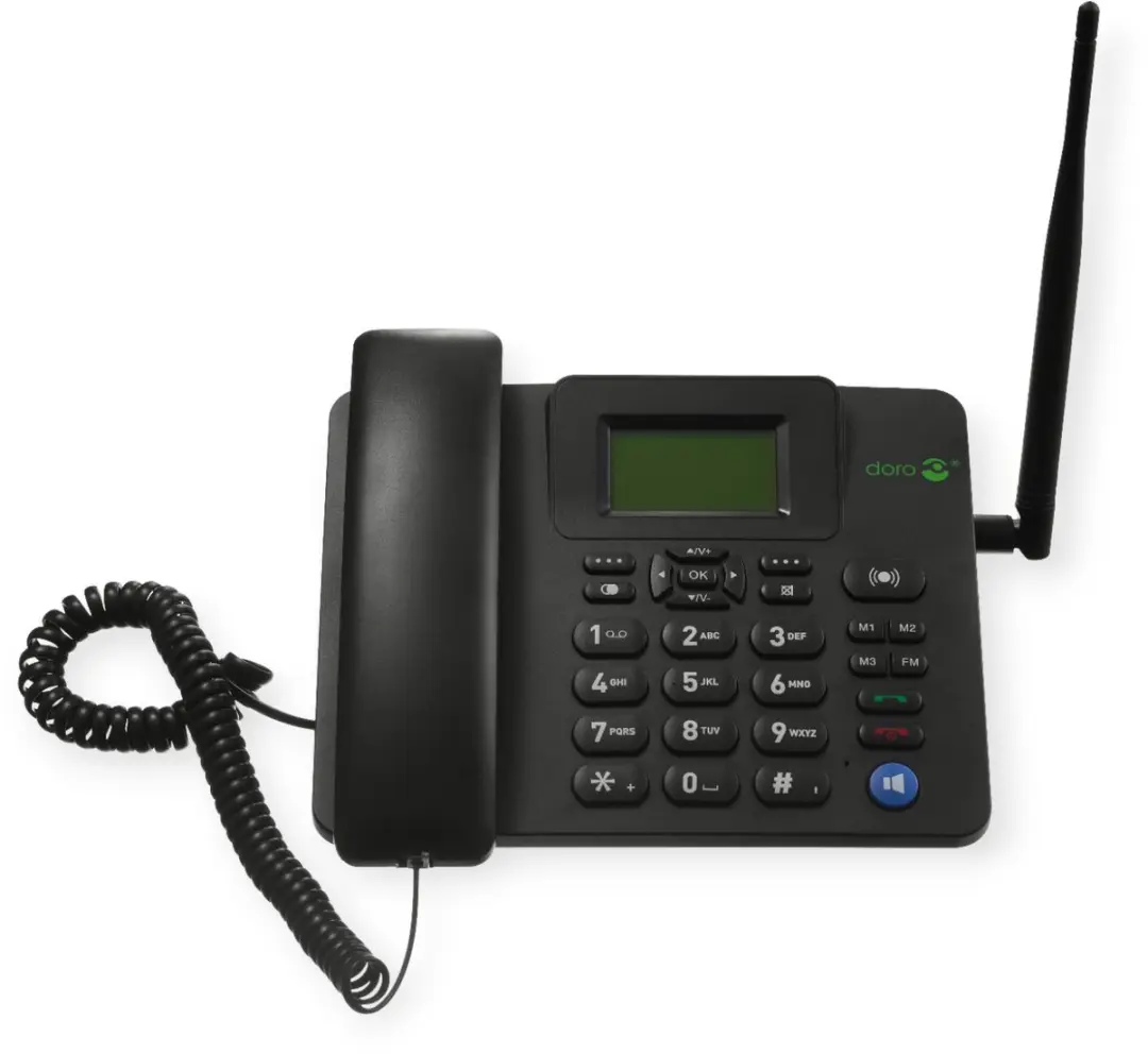 Doro 4100H SIM Desktoptelefoon - Zwart