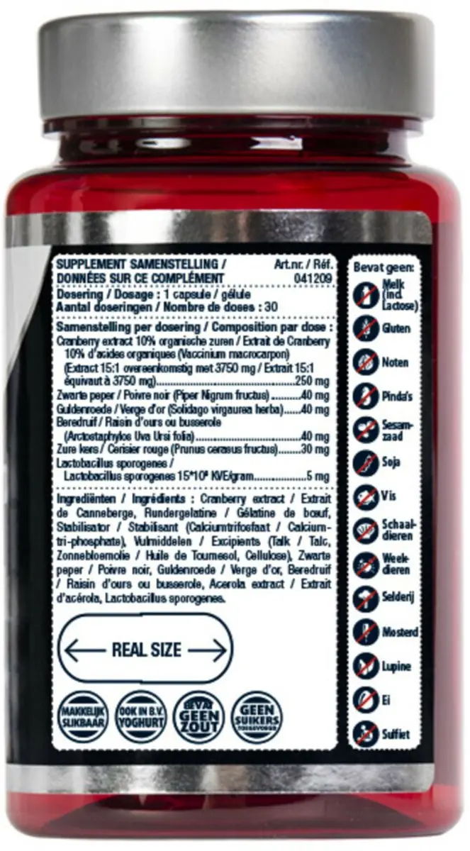Lucovitaal Cranberry X-tra 2x30 Capsules - 240 Stuks