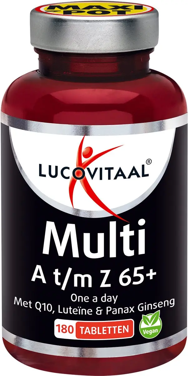 Lucovitaal Multi A t/m Z 65+ Tabletten - 180 Stuks