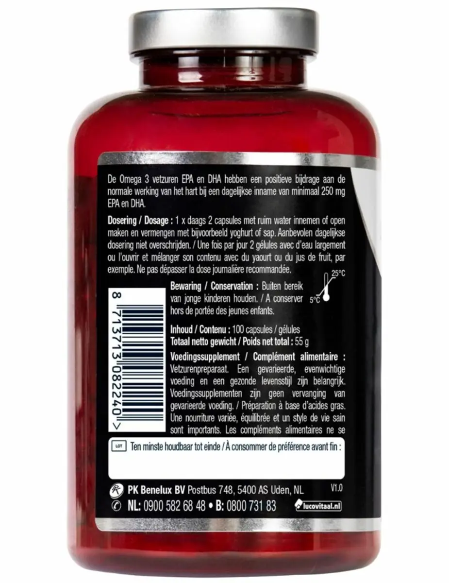 Lucovitaal Omega 3-6-9 Capsules - 200 Stuks