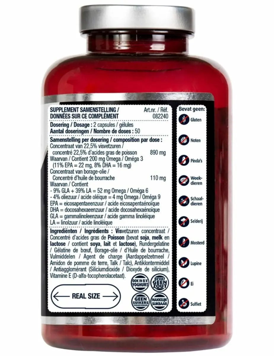 Lucovitaal Omega 3-6-9 Capsules - 200 Stuks