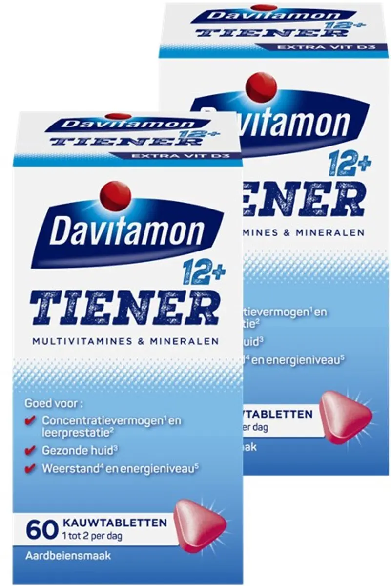 Davitamon Tiener Multi Boost 12+ Kauwtabletten