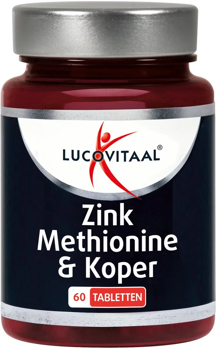 Lucovitaal Zink Methionine & Koper 60 tabletten