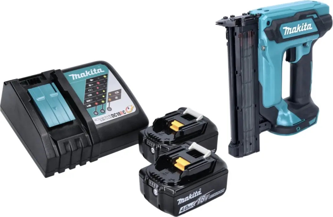 Makita DFN350RM Accu Spijkermachine 18V - 2x 4.0Ah + Lader