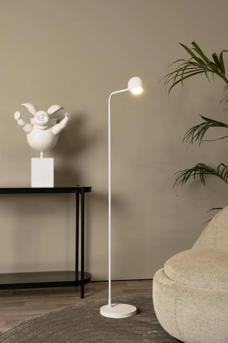 Lucide COMET Oplaadbare Vloerlamp - 1x3W 2700K - Wit - afbeelding 6 van 6