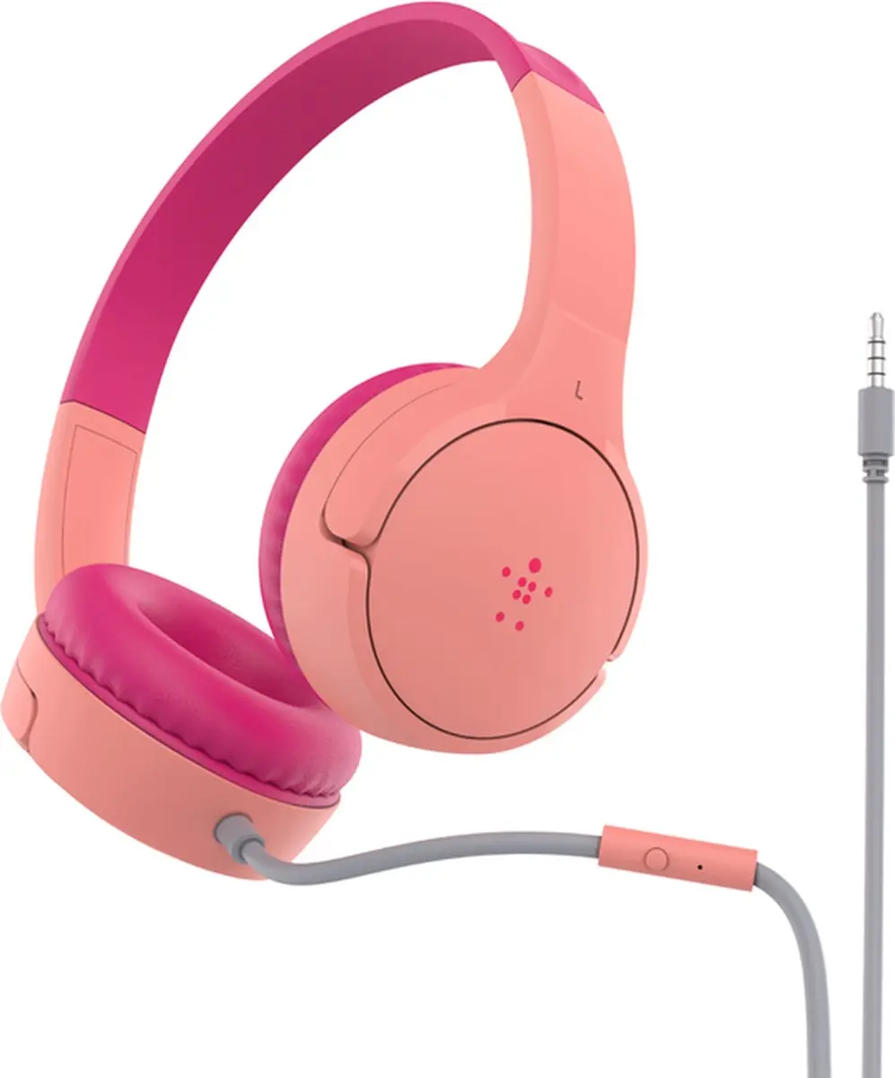 Belkin AUD004BTPK Hoofdtelefoon - Fuchsia - afbeelding 3 van 6