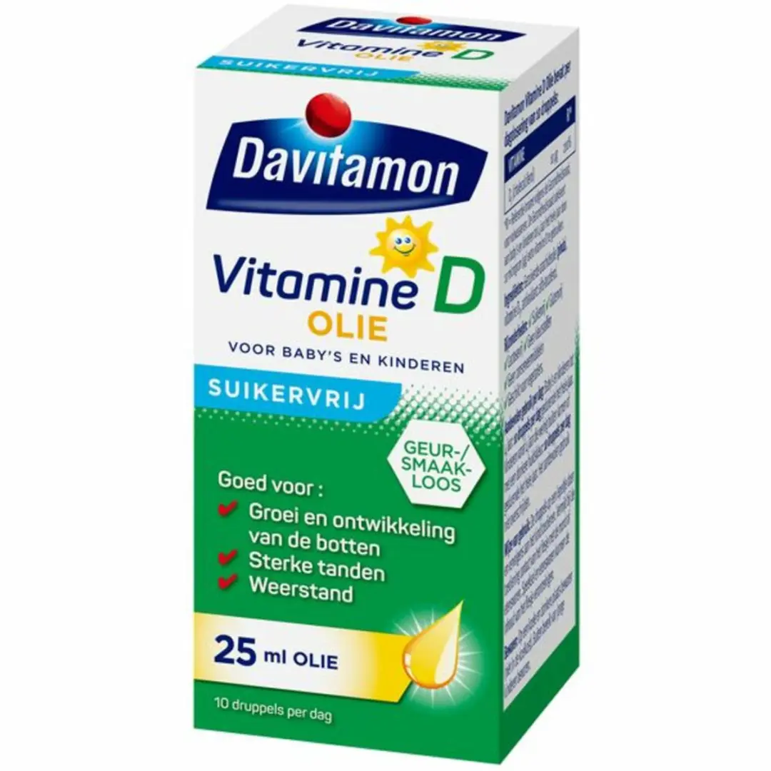 Davitamon Vitamine D Olie 25ml - 3 Stuks