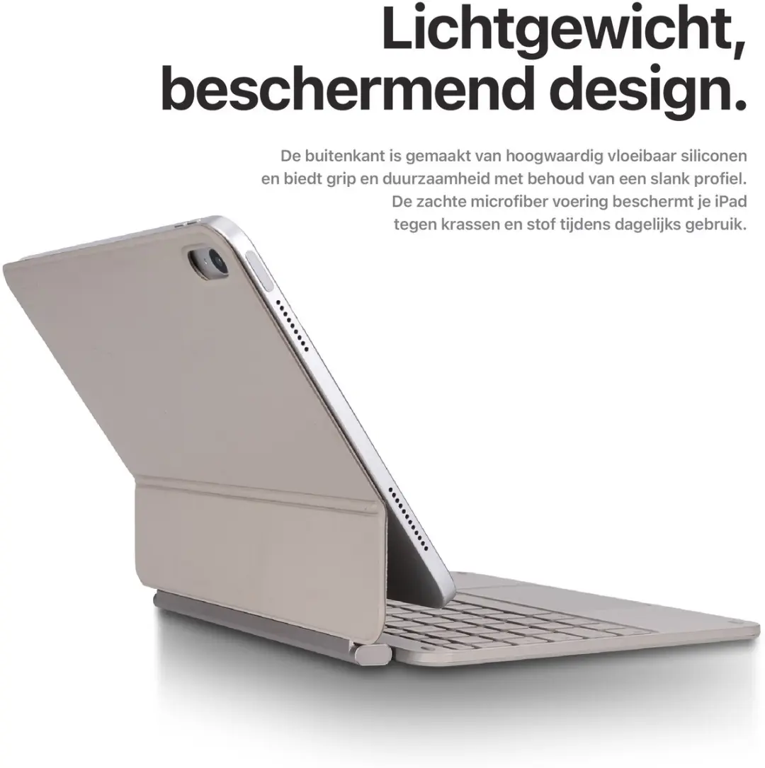 Decoded D26IPA109KBC4QYCY Magnetisch Toetsenbord - iPad 10/11 inch - Beige