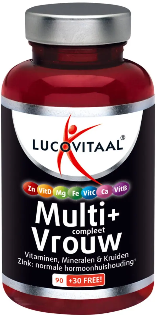 Lucovitaal Multivitamine Vrouw MAXI 360g - 120 Tabletten