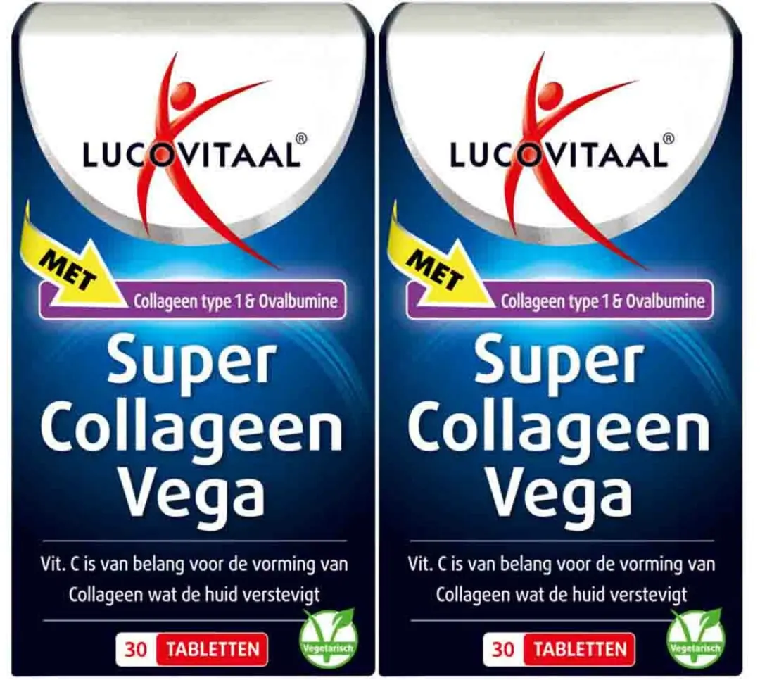 Lucovitaal Collageen Vega Super 60 tabletten - 2 Stuks