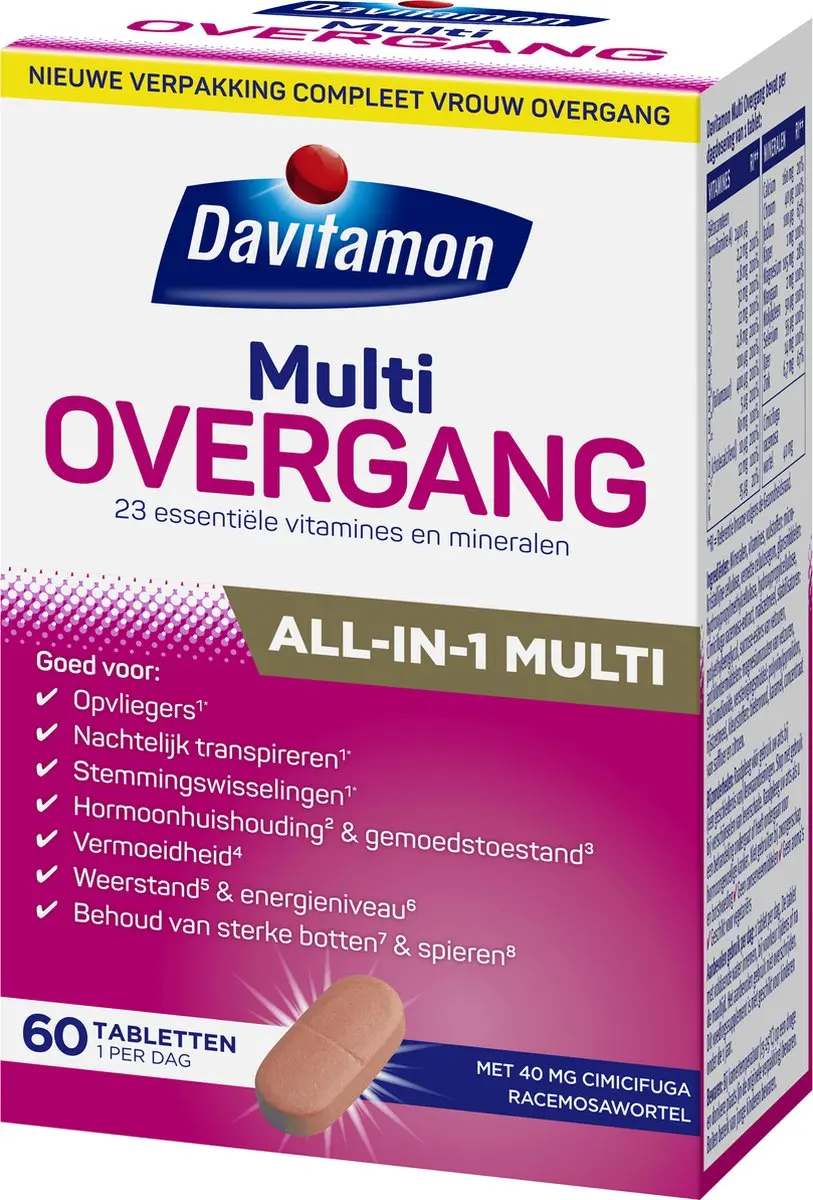 Davitamon Compleet Vrouw Overgang - 60 Stuks