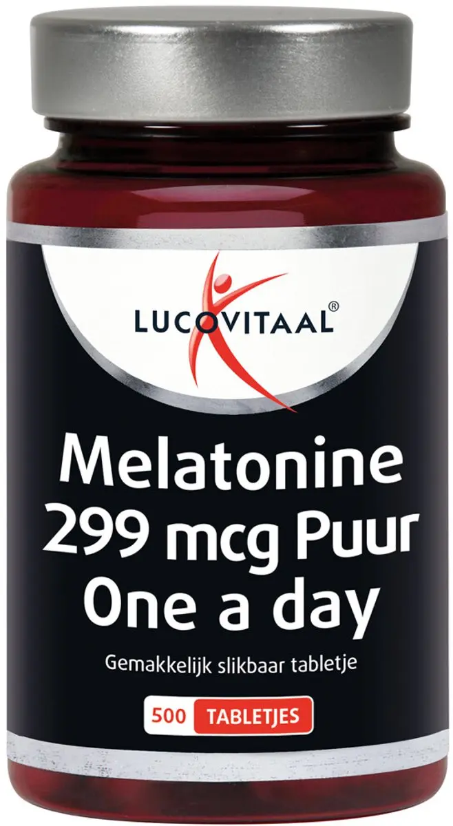 Lucovitaal Melatonine Puur 0.299mg - 3x500 Tabletten