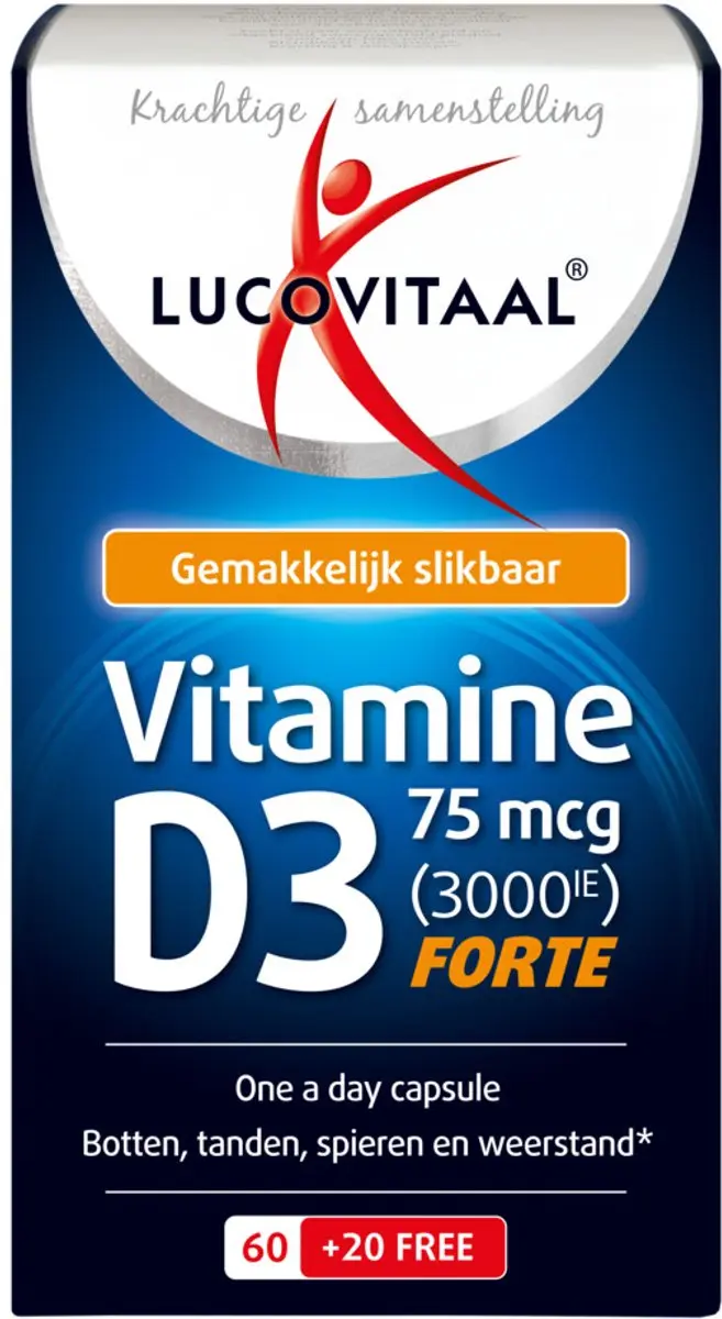 Lucovitaal Vitamine D3 Forte 75mcg - 240 Stuks