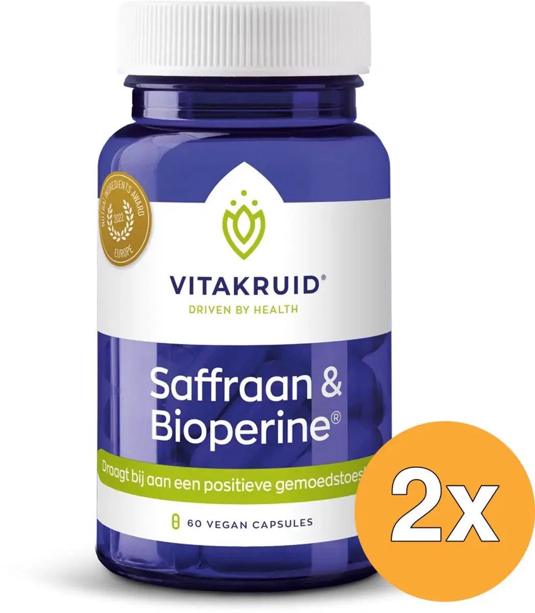 Vitakruid Saffraan 28mg Affron Bioperine