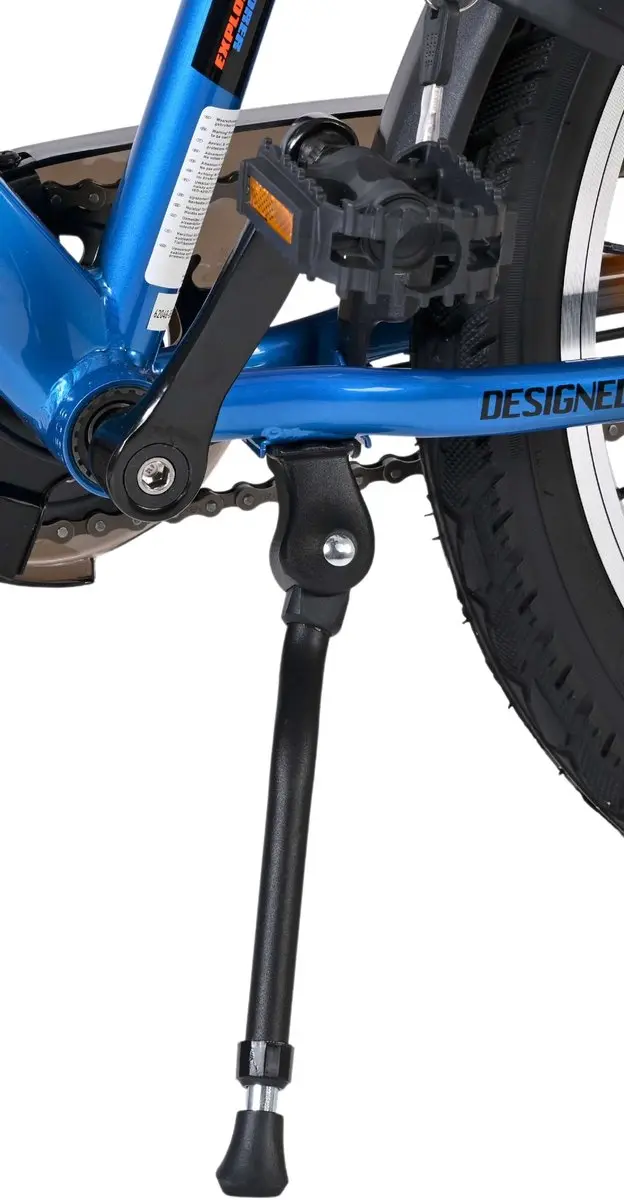 Volare Explorer Kinderfiets 20" - 3 Versnellingen - Blauw/Oranje