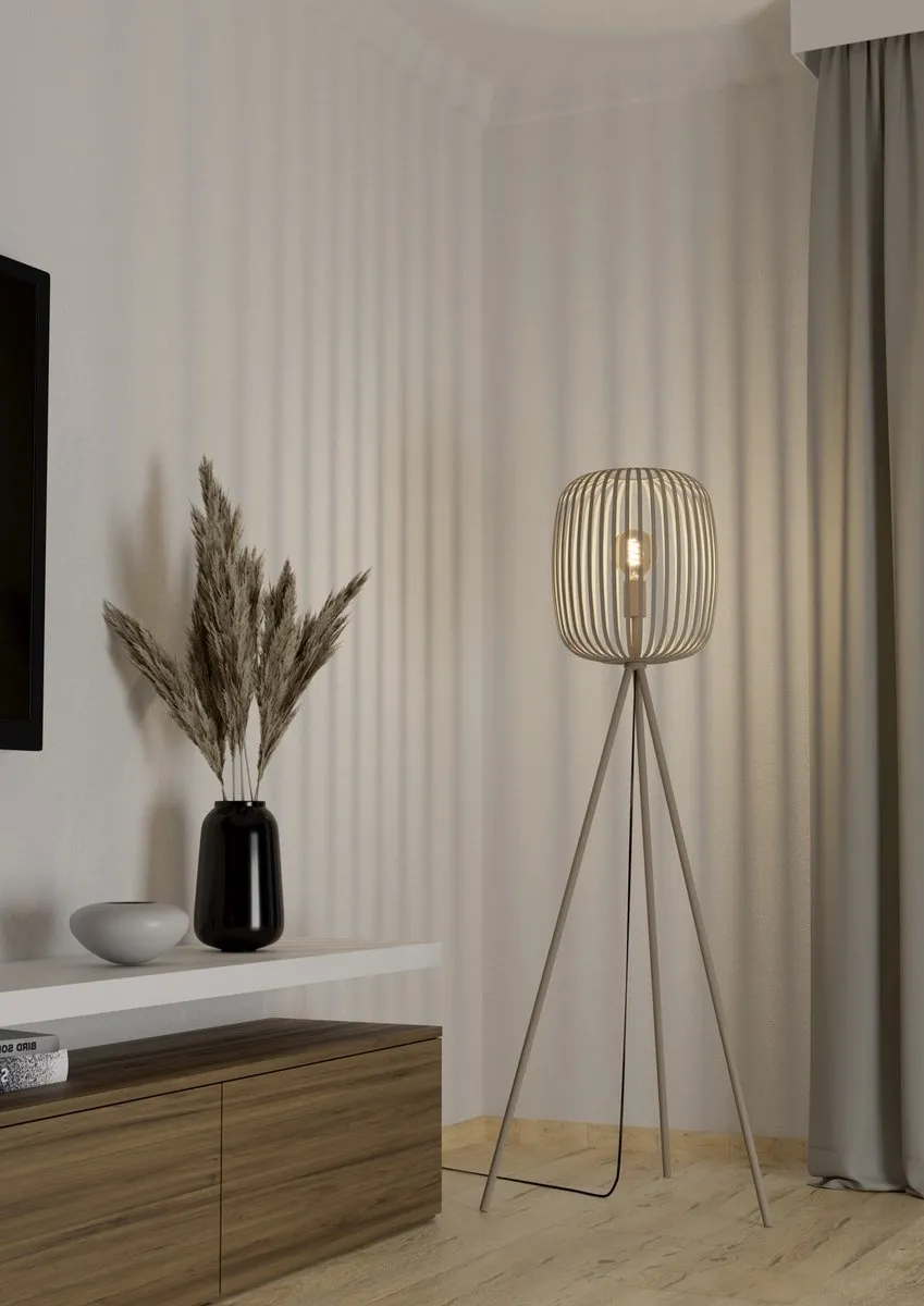 Eglo Romazzina Vloerlamp 140cm - Zand