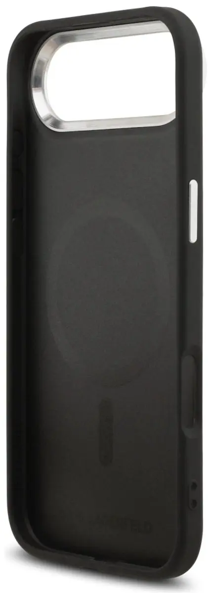 Karl Lagerfeld Choupette Speld iPhone 6/6s Hoesje - KLHMP15XKCHM - Zwart