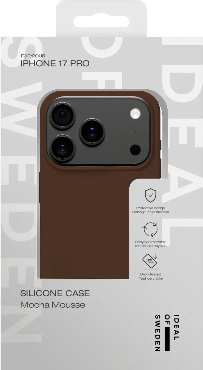 iDeal of Sweden iPhone 17 Pro Silicone Hoes Mocha Mousse