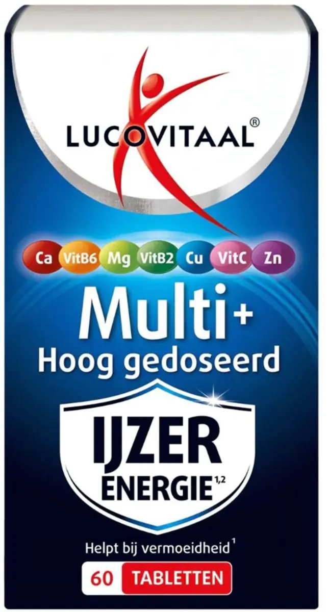 Lucovitaal Multi IJzer Energie 60 Tabletten