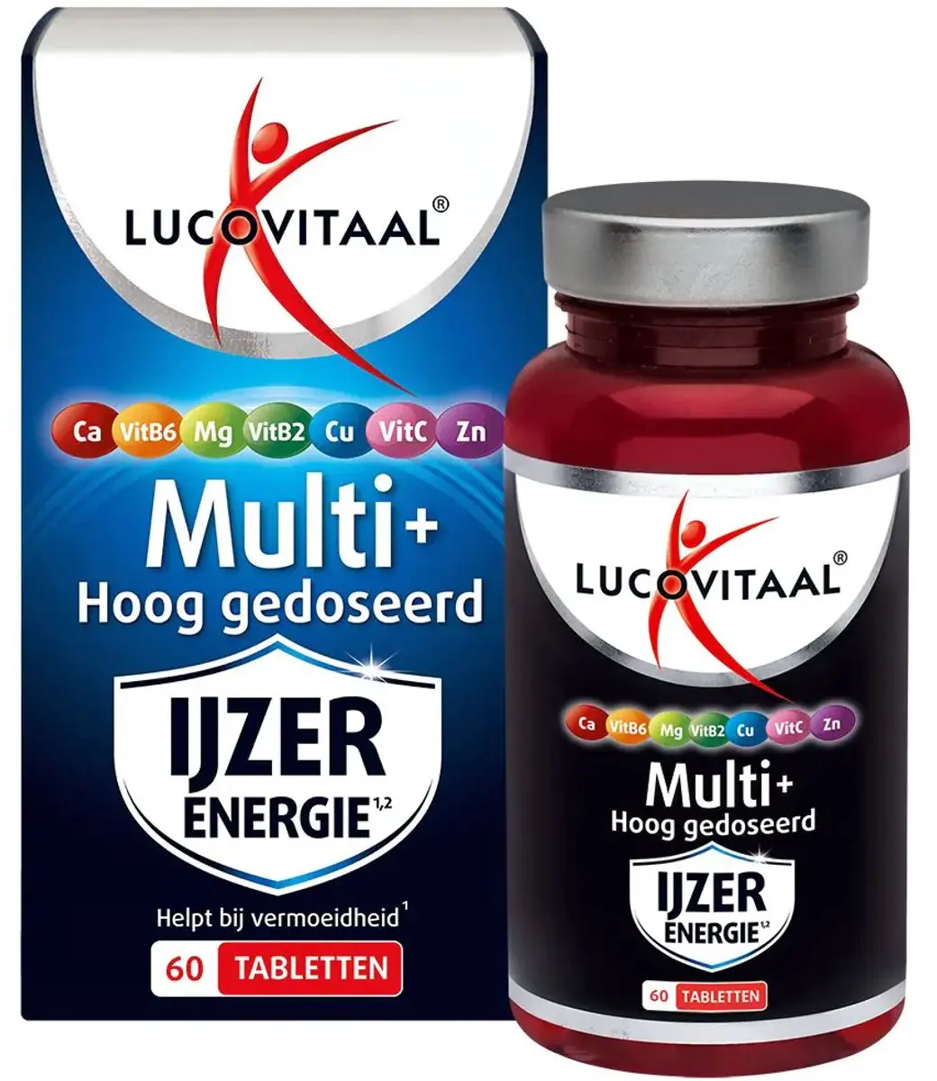 Lucovitaal Multi IJzer Energie 60 Tabletten