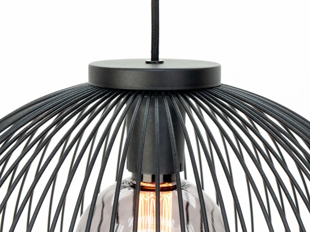 Eglo Venezuela Hanglamp E27 - Ø40cm - Zwart