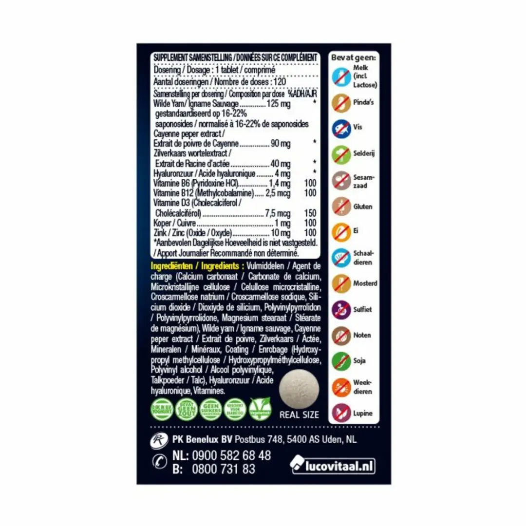 Lucovitaal Overgang Balans Maxi - 240 tabletten (2x120)