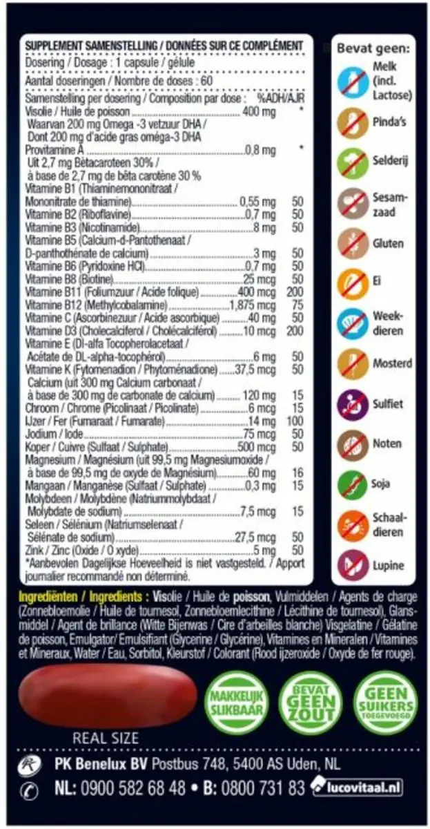 Lucovitaal Magnesium Mama & Baby Multi 30 capsules
