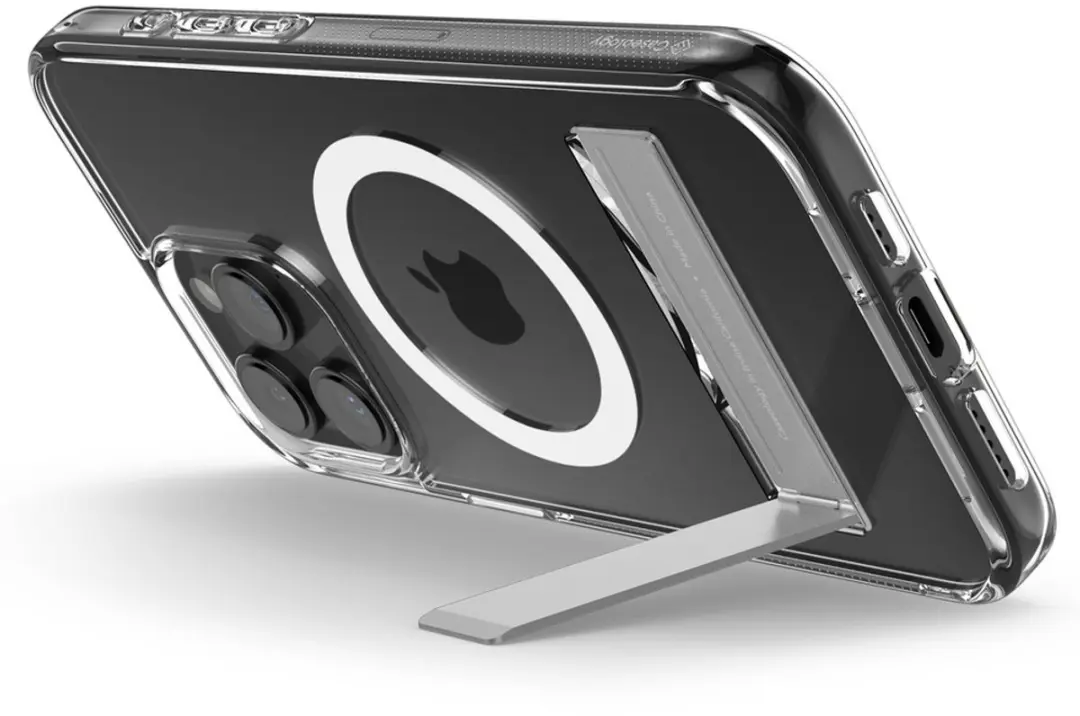 Spigen Caseology Capella iPhone 15 Pro Hoesje - MagSafe - Helder wit - afbeelding 6 van 6
