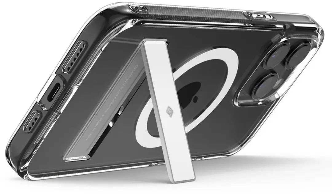 Spigen Caseology Capella iPhone 15 Pro Hoesje - MagSafe - Helder wit