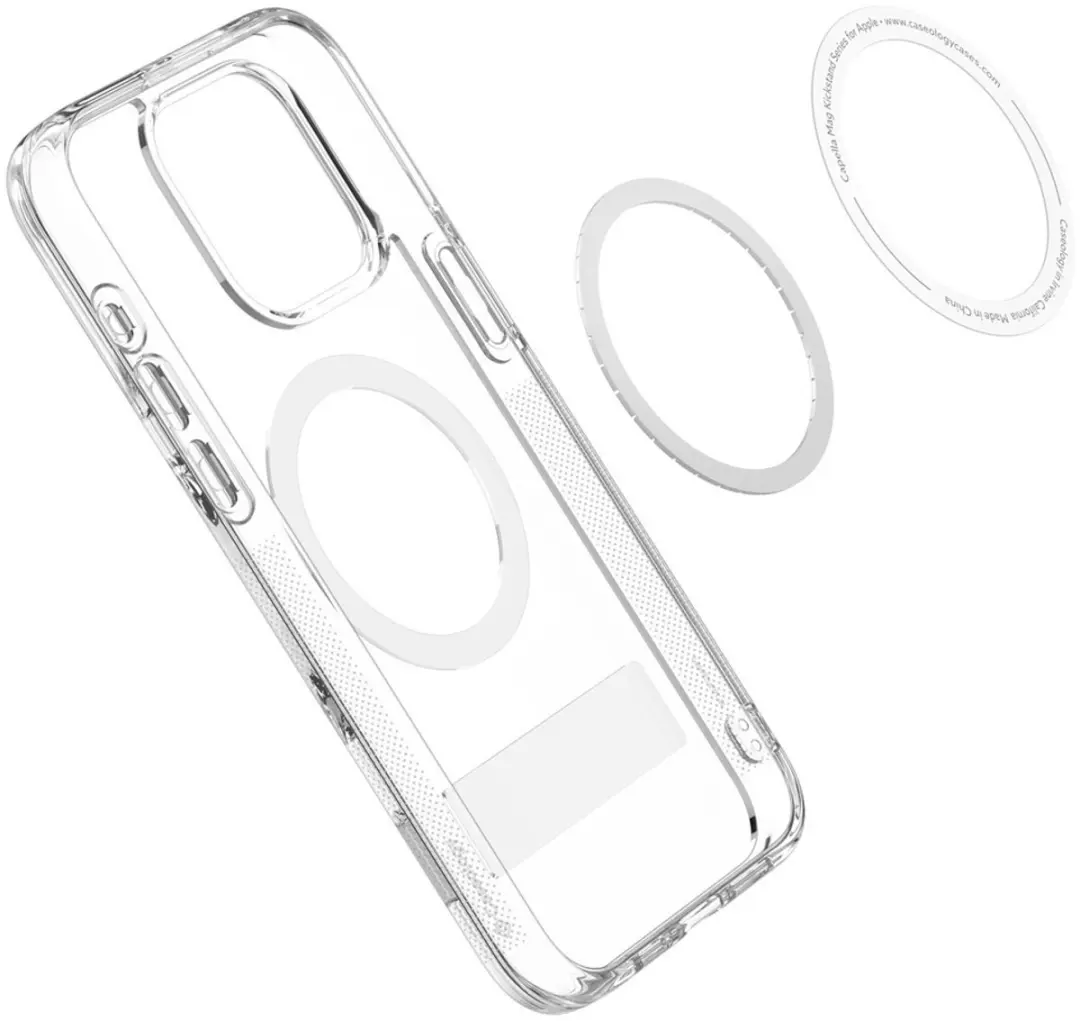 Spigen Caseology Capella iPhone 15 Pro Hoesje - MagSafe - Helder wit