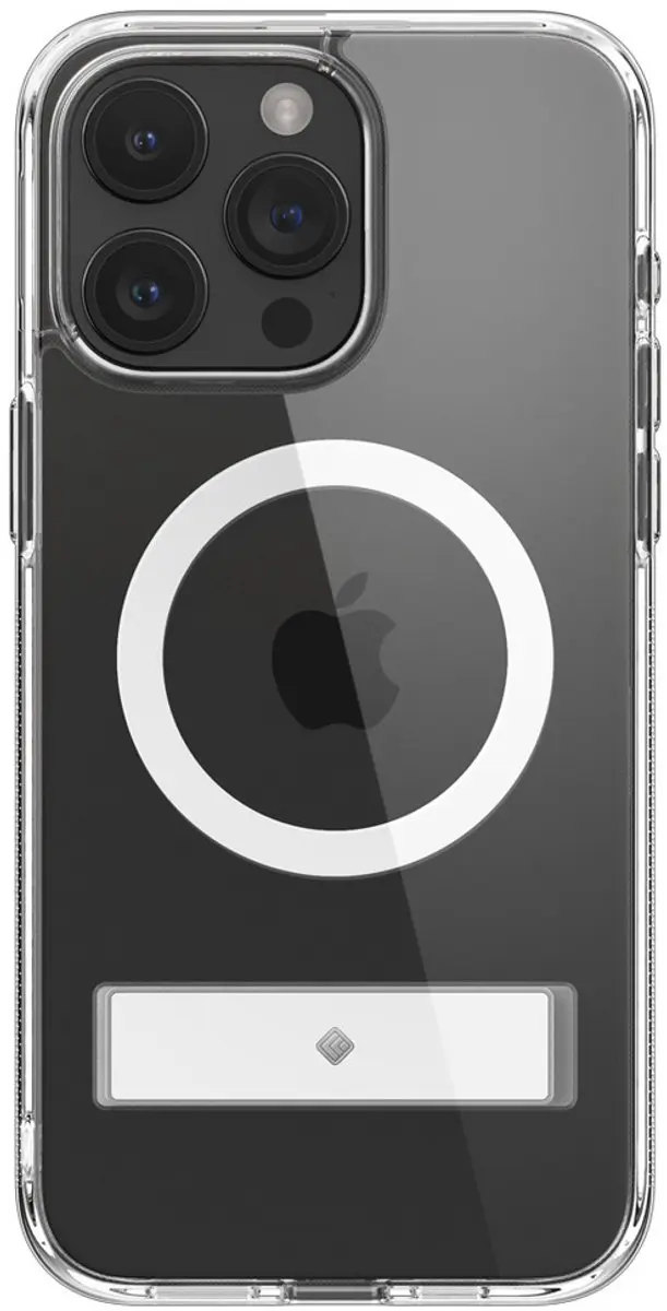 Spigen Caseology Capella iPhone 15 Pro Hoesje - MagSafe - Helder wit