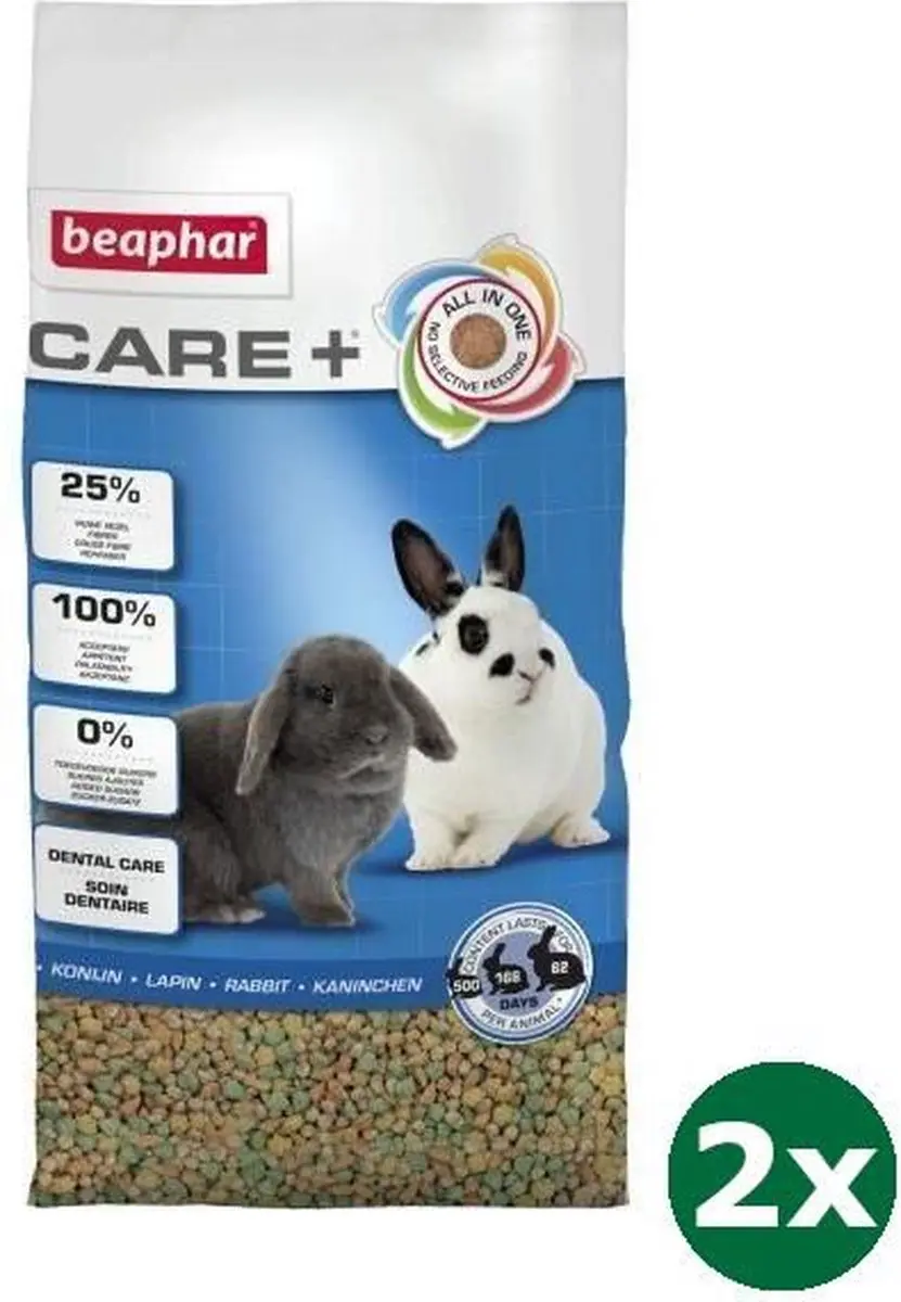 Beaphar Care+ Konijnenvoer 2x10kg