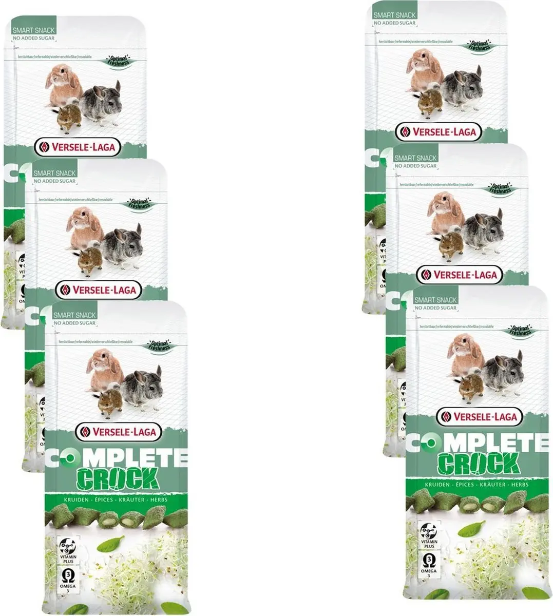 Versele-Laga Complete Crock Herbs Kruiden 6x50g
