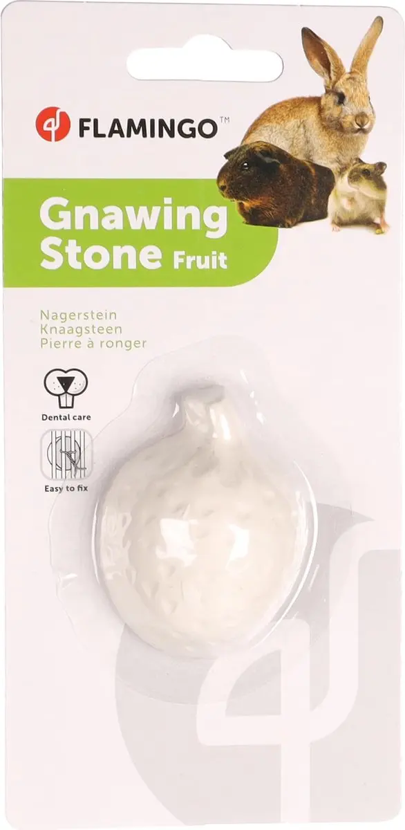 Flamingo Knaagsteen Aardbei 25g