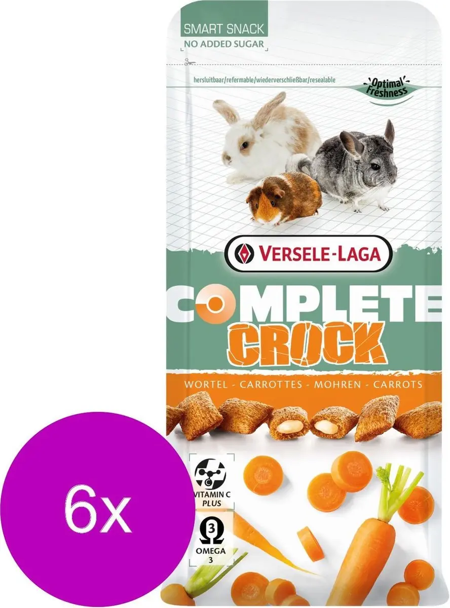 Versele-Laga Complete Crock Carrot Wortelsnack - 6 x 50g