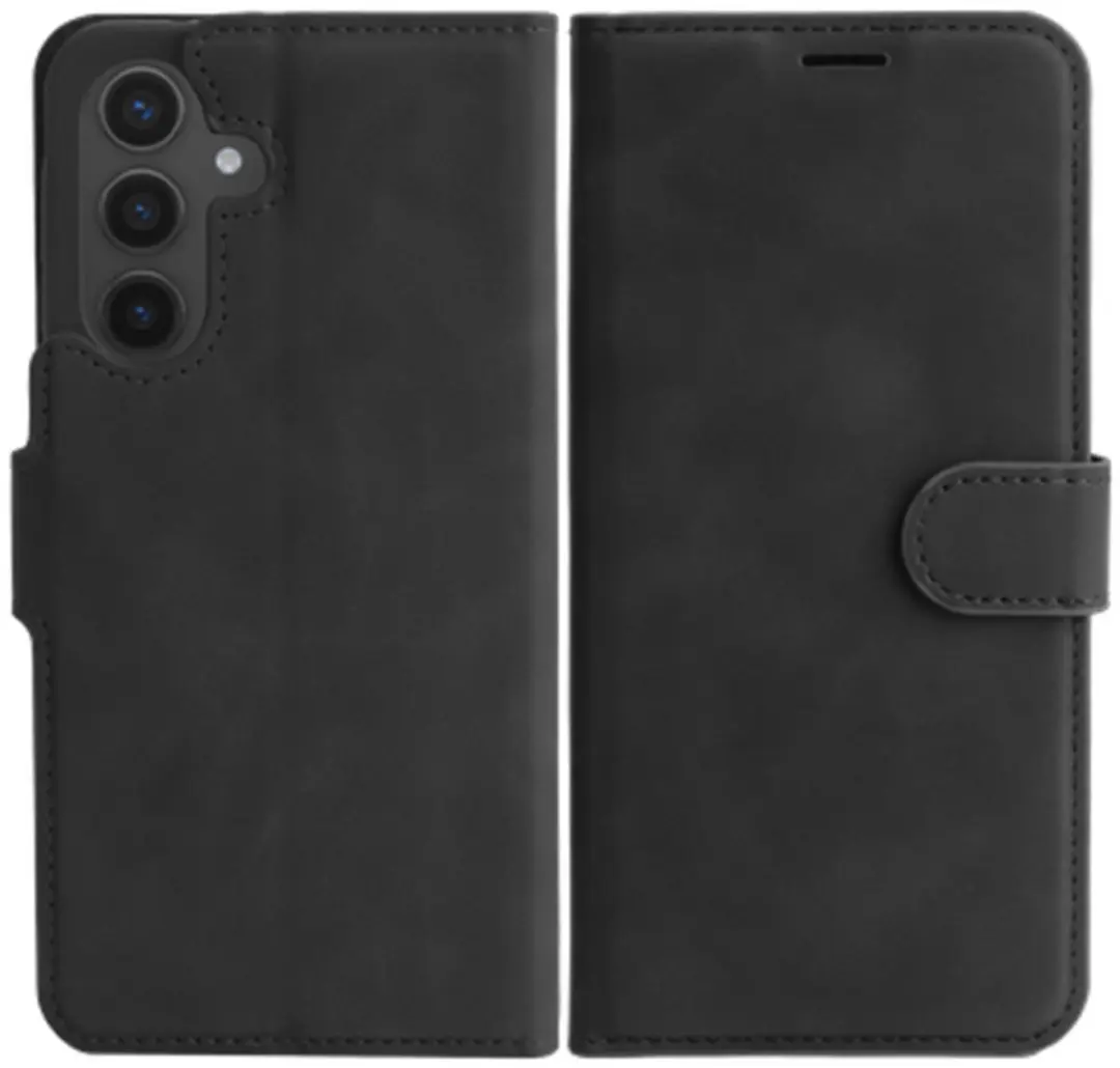 Just in Case Hoesje Samsung Galaxy S25 Plus - Pasjeshouder Zwart