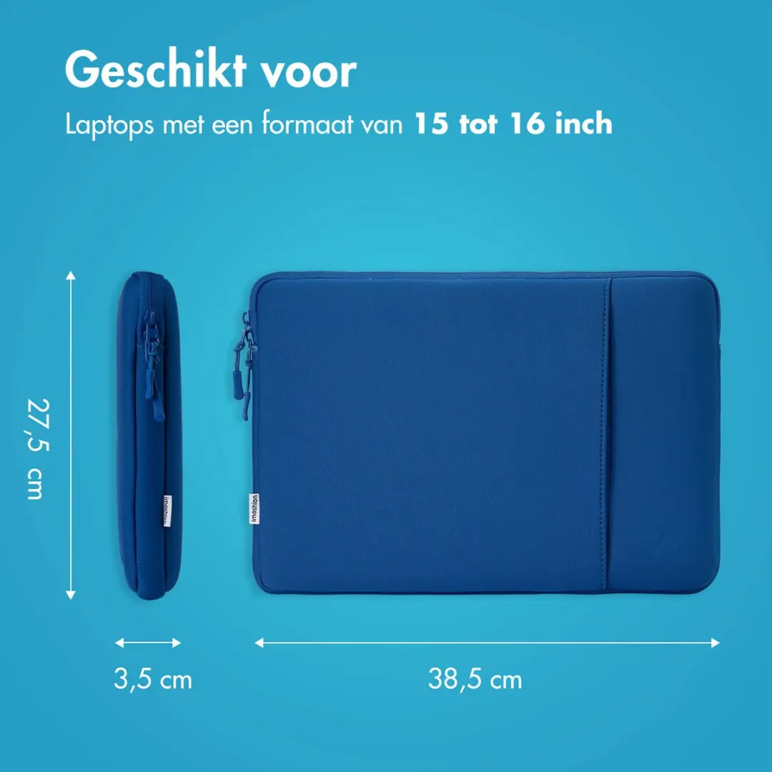 Imoshion Laptophoes 16 inch - Cobalt Blue - 2 Vakken