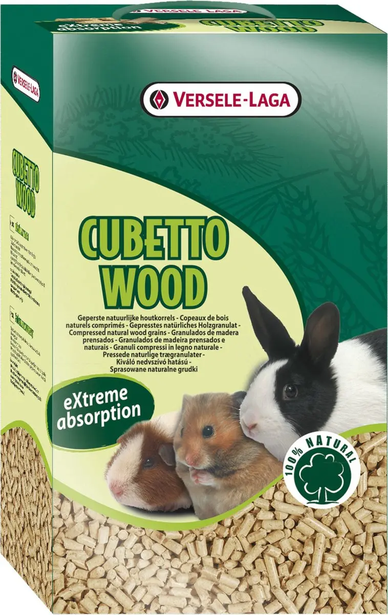 Versele-Laga Cubetto Wood Houtkorrels 12L