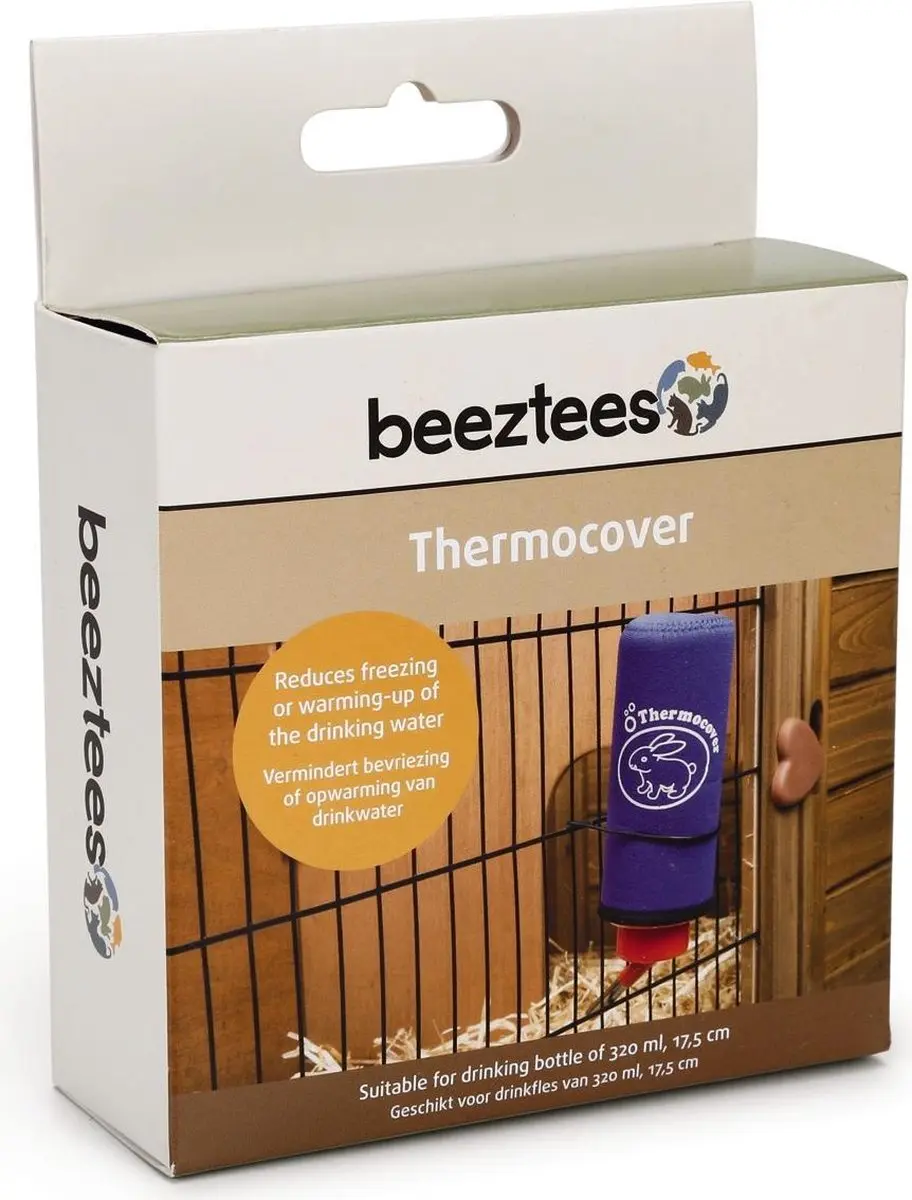 Beeztees Thermocover Drinkfles 600 - Blauw