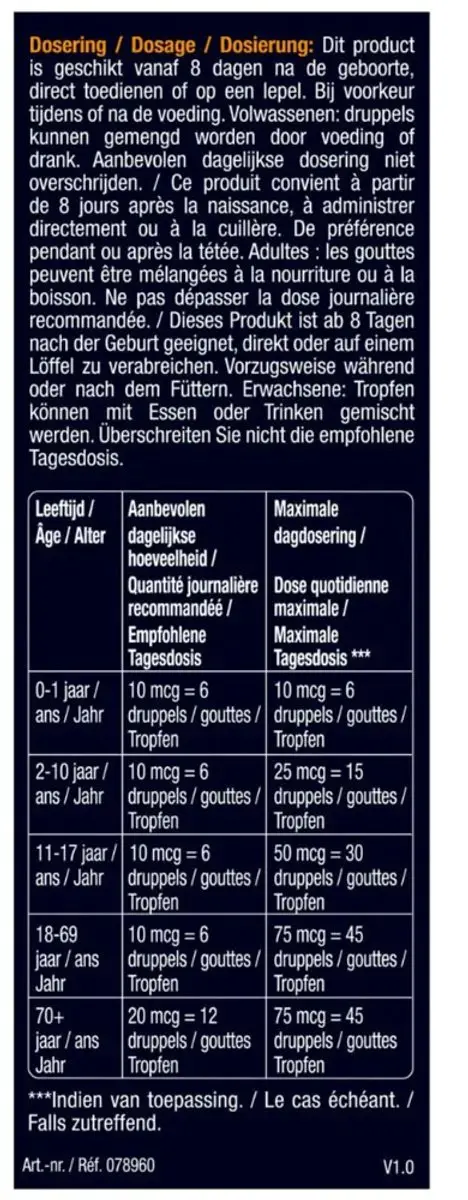 Lucovitaal Vitamine D3 Druppels 50ml