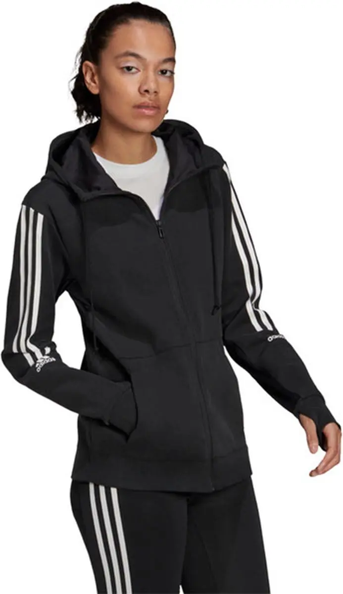 adidas Training Hoody HD1731 - Vrouwen - Zwart