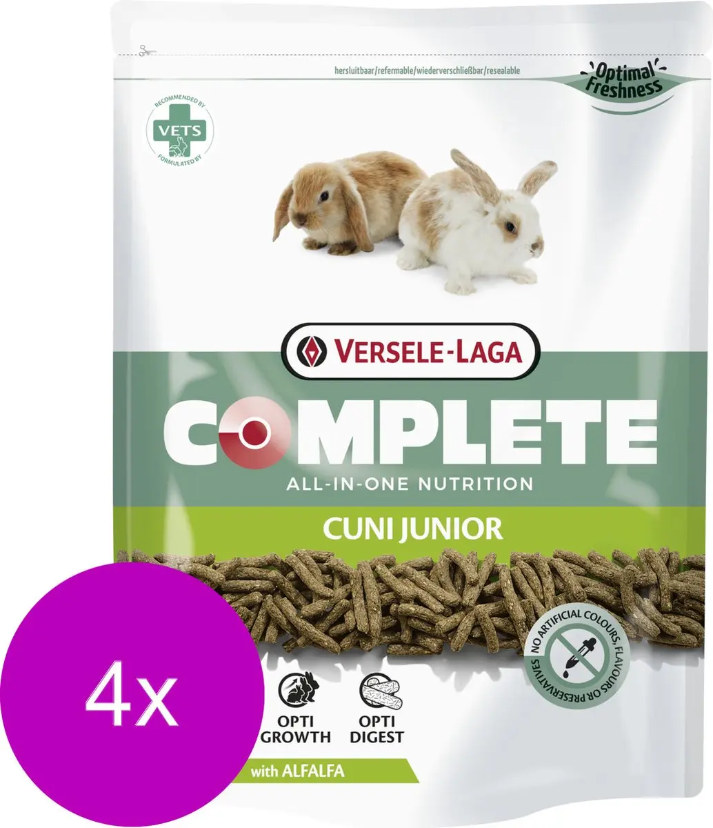 Versele-Laga Complete Cuni Junior Konijnenvoer - 20 Stuks