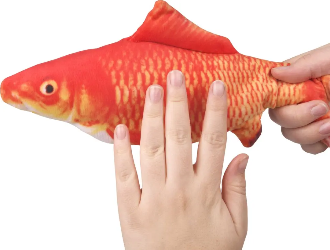 Flamingo Flounder Bewegende Vis - 30cm - Oranje - afbeelding 2 van 6