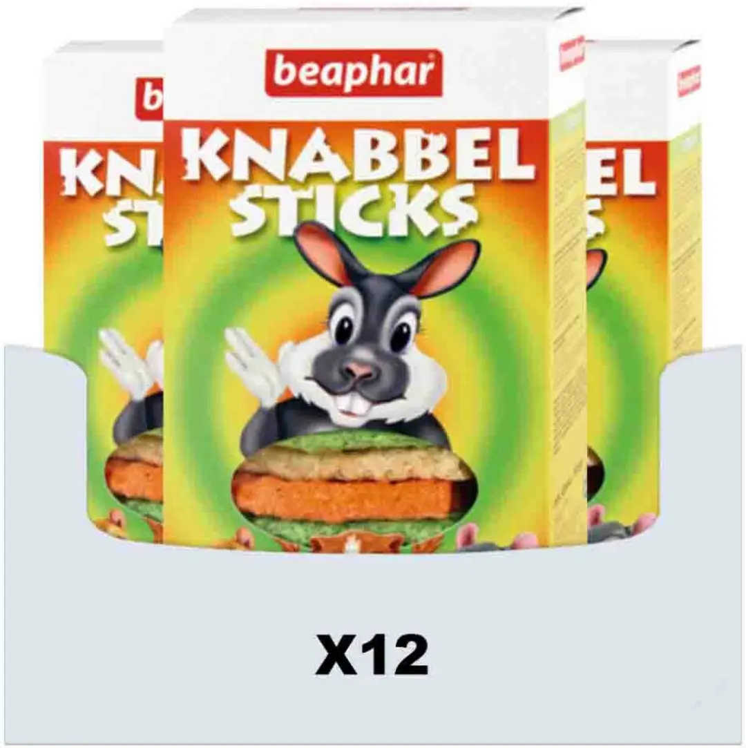 Beaphar Knabbelsticks Knaagdiersnack - 12x150g