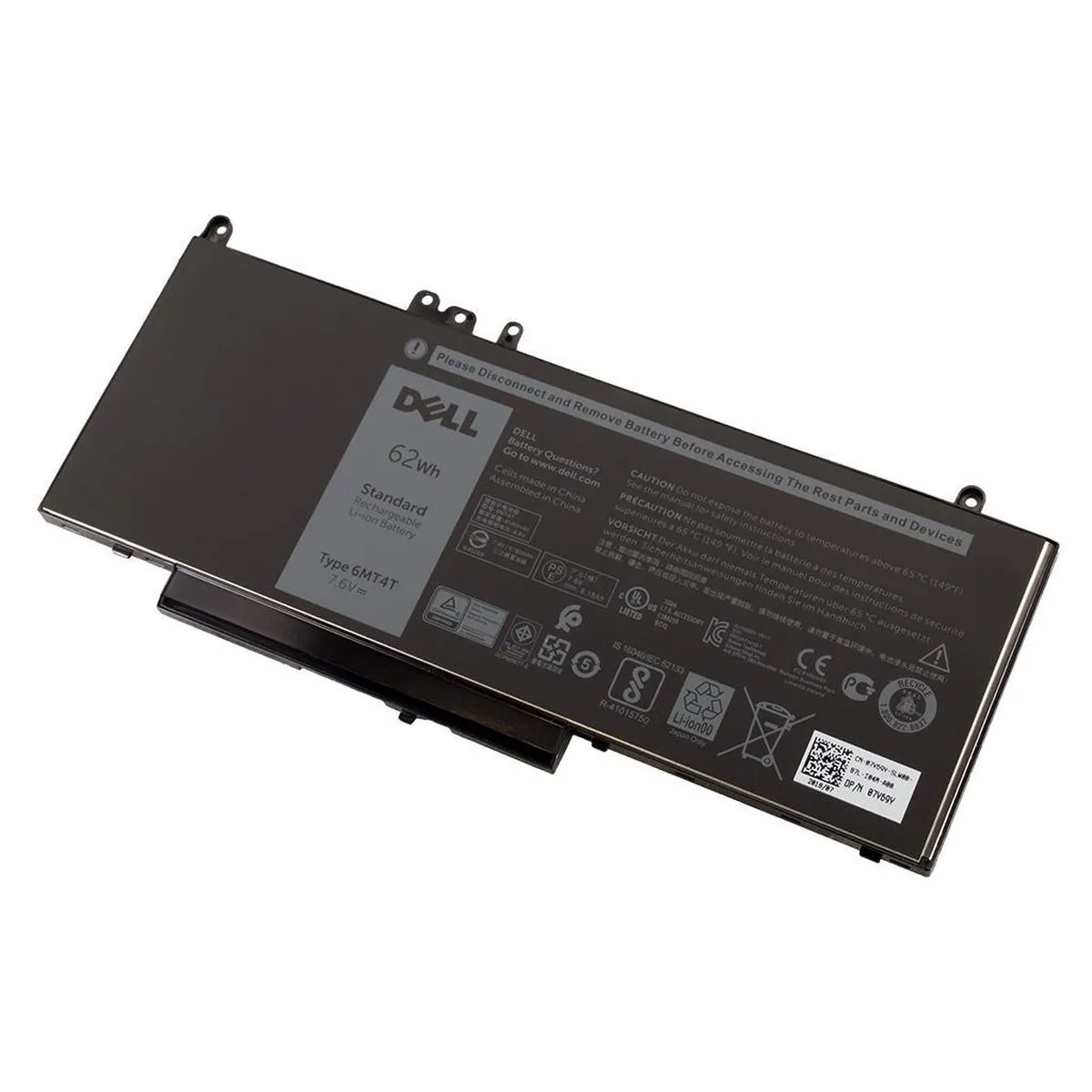 Dell 451-BBUQ Accu - 62Wh 8180mAh