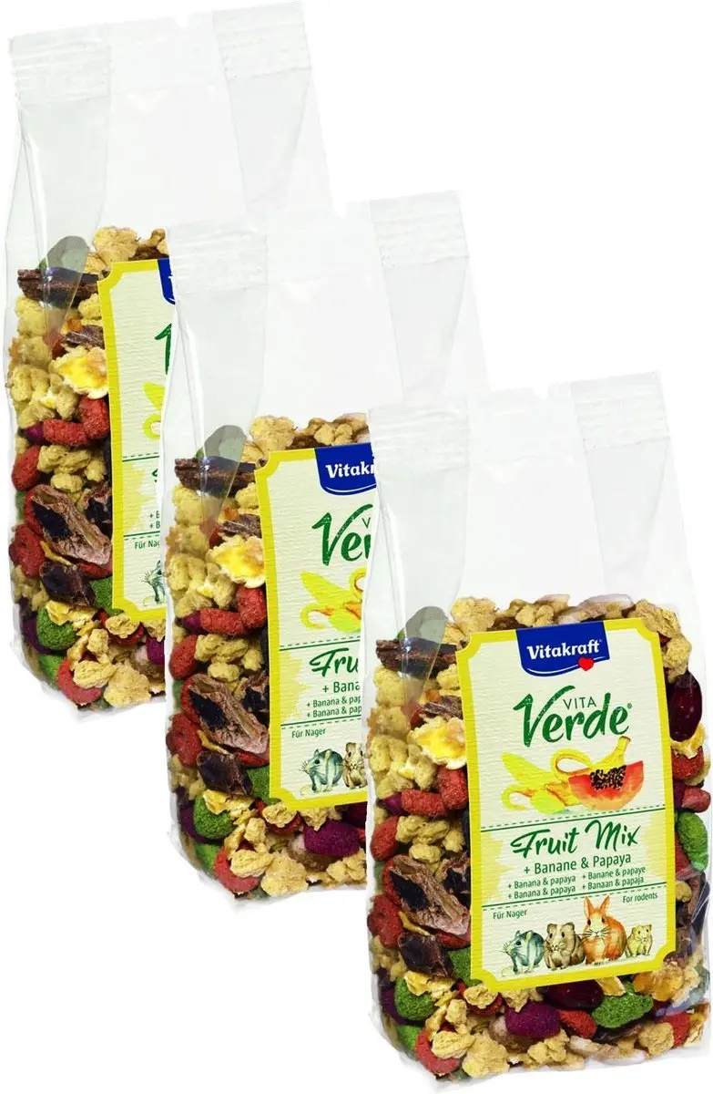 Vitakraft Vita-Verde Happy Frutti Knaagdiersnack