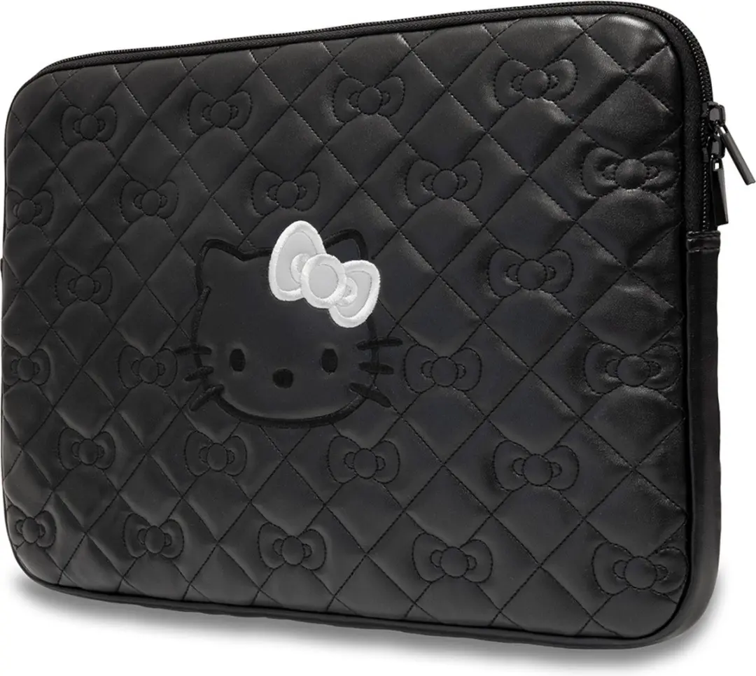 Hello Kitty Sleeve HKCSZPEKHBPK - MacBook Air 13" - Zwart